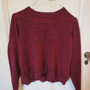 H&M Maroon Crew Neck Sweater